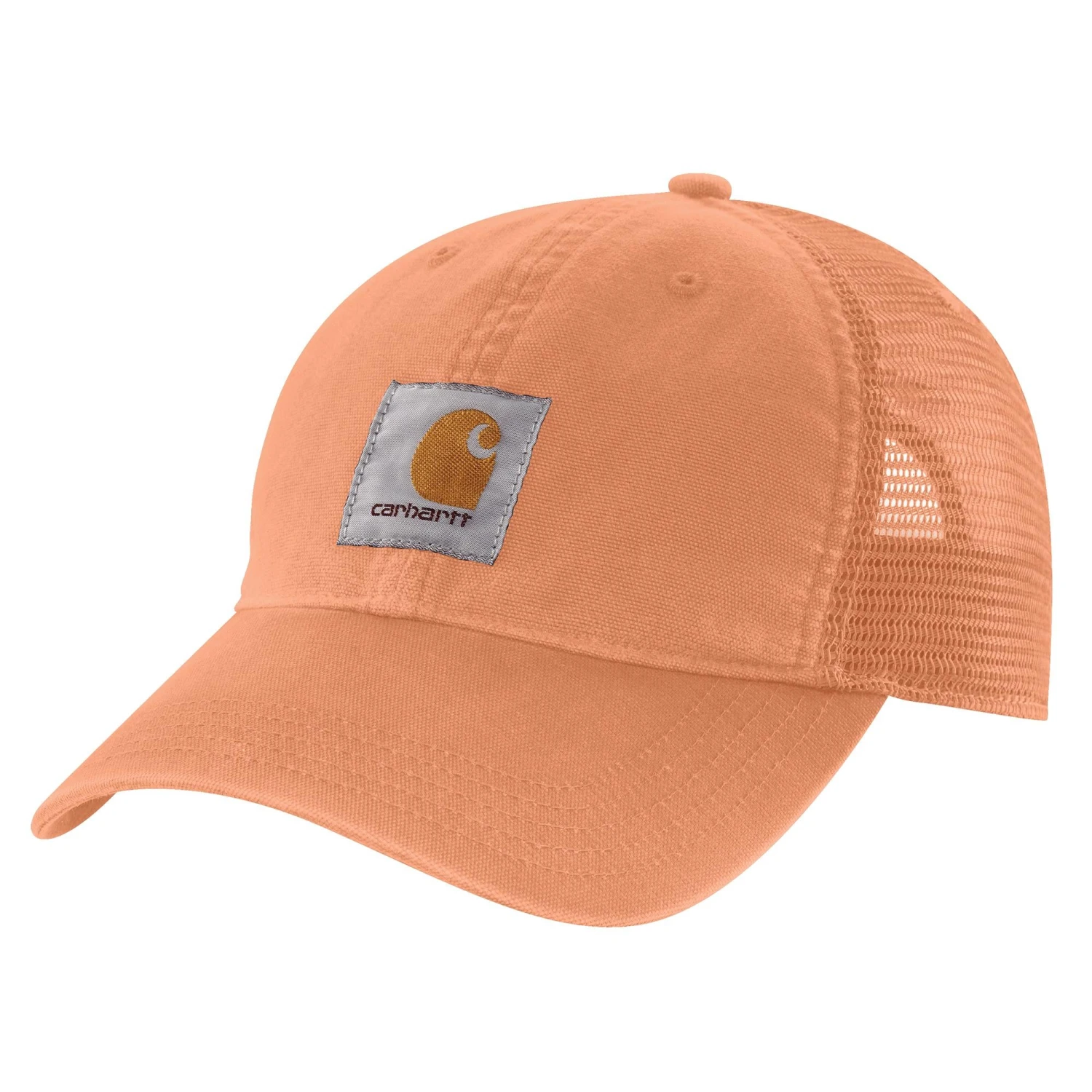 'Carhartt' Men's Adjustable Canvas Mesh-Back Cap - Dusty Orange 1 'Carhartt' Men's Adjustable Canvas Mesh-Back Cap - Dusty Orange