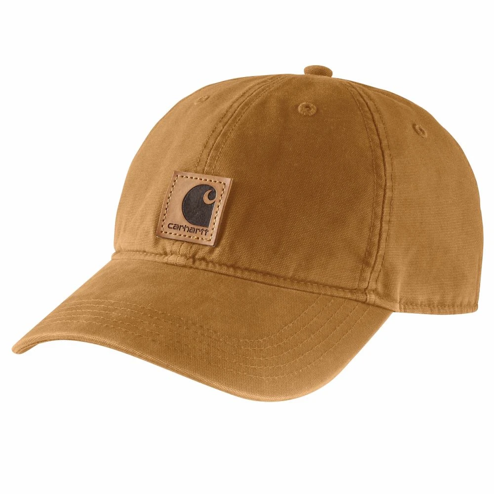 'Carhartt' Men's Adjustable Canvas Cap - Carhartt Brown 1 'Carhartt' Men's Adjustable Canvas Cap - Carhartt Brown