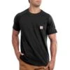 'Carhartt' Men's Midweight Force® Cotton Pocket T-Shirt - Black