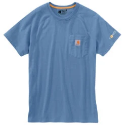 'Carhartt' Men's Midweight Force® Cotton Pocket T-Shirt - Coastal