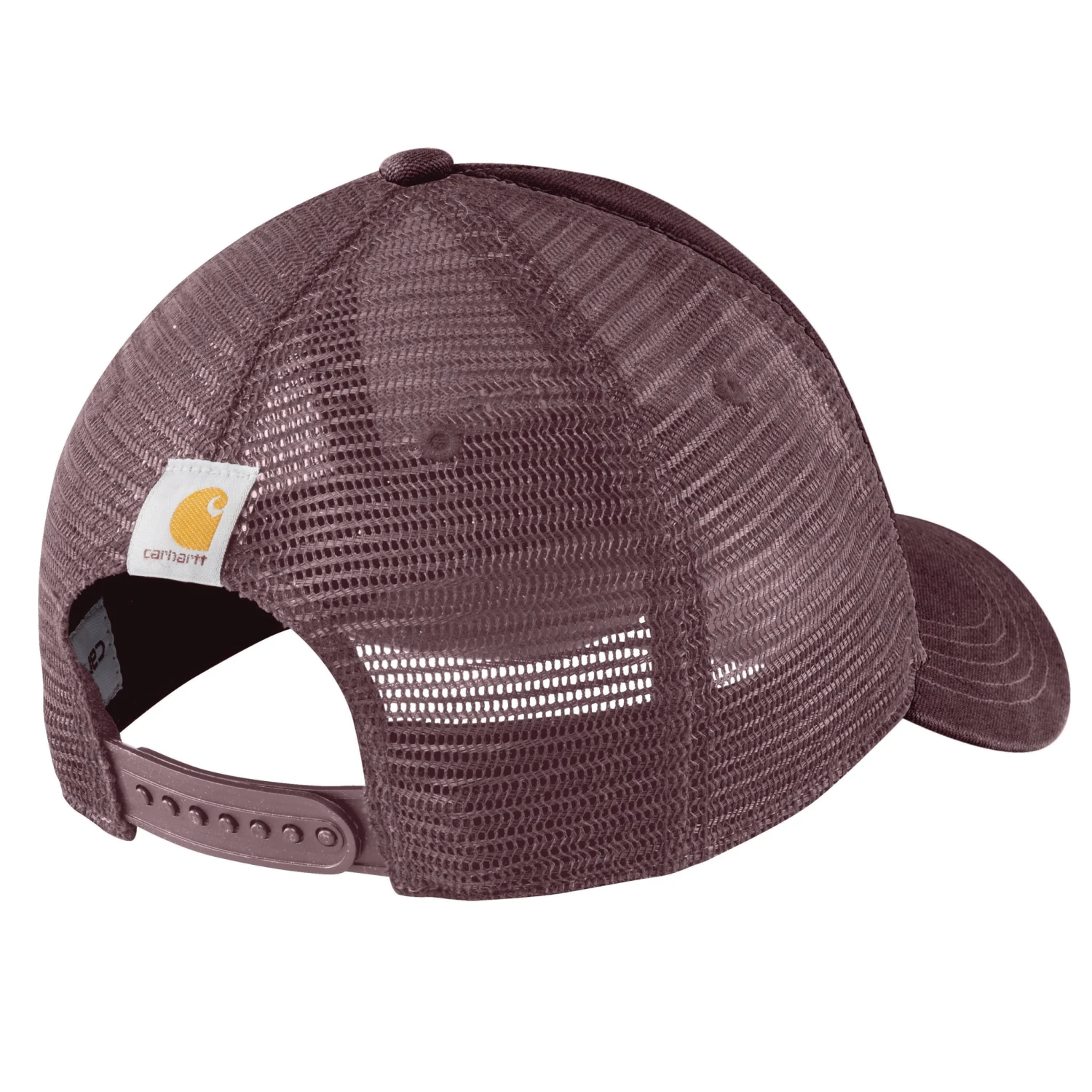 'Carhartt' Men's Canvas Mesh-Back Logo Graphic Cap - Port 2 'Carhartt' Men's Canvas Mesh-Back Logo Graphic Cap - Port - Image 2