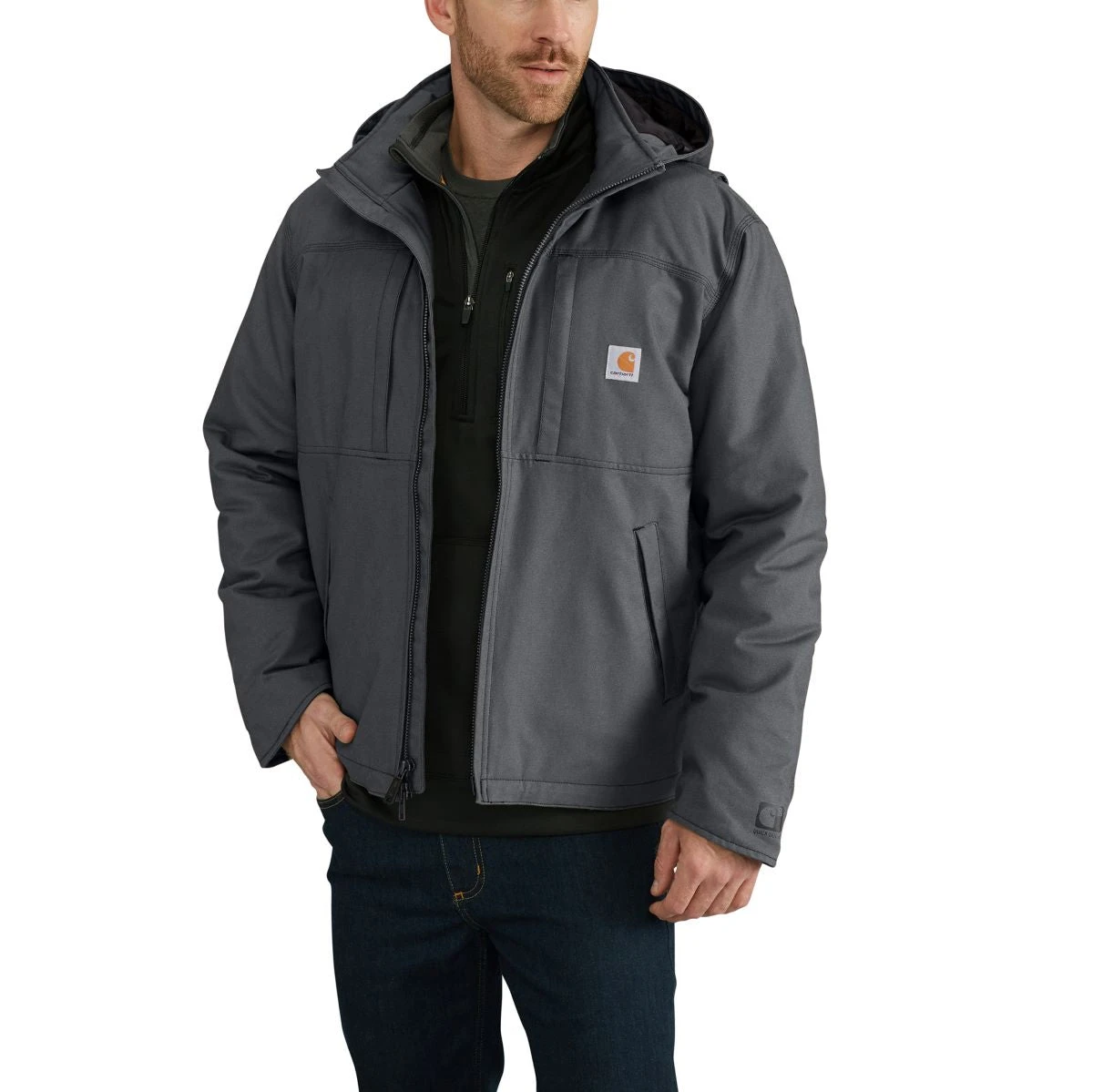 'Carhartt' Men's Full Swing Cryder Insulated Jacket - Shadow 1 'Carhartt' Men's Full Swing Cryder Insulated Jacket - Shadow
