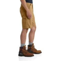 'Carhartt' Men's Rugged Flex® Relaxed Fit Canvas Work Short - Hickory -Carhartt Outlet Store 102514918 AVR MF18 1024x1024@2x