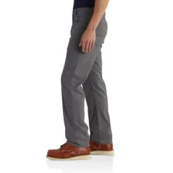 'Carhartt' Men's Rugged Flex® Flex Relaxed Canvas 5-Pocket Pant - Gravel -Carhartt Outlet Store 102517039 AVL MF18 1024x1024@2x