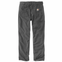 'Carhartt' Men's Rugged Flex® Flex Relaxed Canvas 5-Pocket Pant - Gravel -Carhartt Outlet Store 102517 039 Back S19 1024x1024@2x