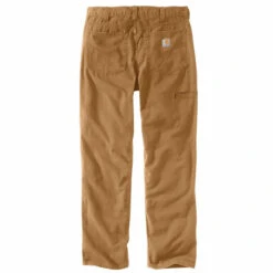 'Carhartt' Men's Rugged Flex® Flex Relaxed Canvas 5-Pocket Pant - Hickory -Carhartt Outlet Store 102517 918 Back S19 1024x1024@2x
