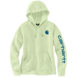 'Carhartt' Women's Clarksburg Logo Sleeve Graphic Hoodie - Hint Of Lime 5 'Carhartt' Women's Clarksburg Logo Sleeve Graphic Hoodie - Hint Of Lime -Carhartt Outlet Store 102791 GB4 WS23 e V2 1024x1024@2x