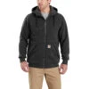 'Carhartt' Men's Rain Defender® Midweight Sherpa Lined Full Zip Sweatshirt - Carbon Heather