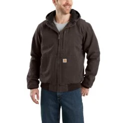 'Carhartt' Men's Full Swing® Armstrong Active Jac - Dark Brown