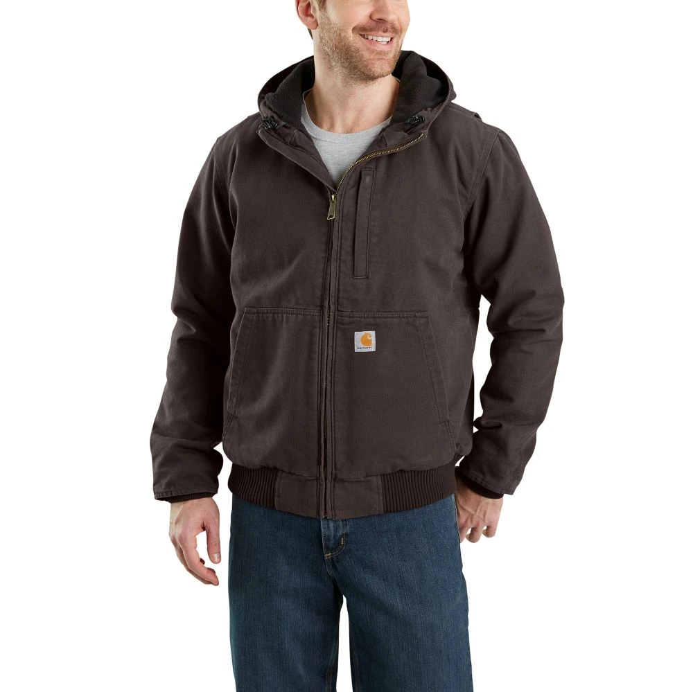 'Carhartt' Men's Full Swing® Armstrong Active Jac - Dark Brown 1 'Carhartt' Men's Full Swing® Armstrong Active Jac - Dark Brown