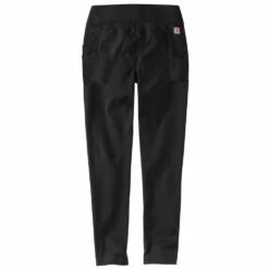 'Carhartt' Women's Fitted Lightweight Utility Legging - Black -Carhartt Outlet Store 103609 001 Back S19 1024x1024@2x