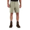'Carhartt' Men's 9" Force Lightweight Ripstop Work Short - Greige