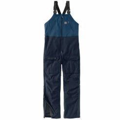 'Carhartt' Men's Storm Defender Force Midweight Bib Overall - Dark Blue / Navy