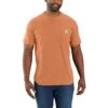 'Carhartt' Men's Force® Relaxed Fit Midweight Pocket T-Shirt - Dusty Orange