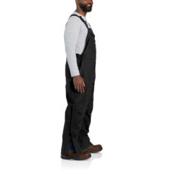 'Carhartt' Men's Storm Defender® Loose Fit Heavyweight Bib Overalls - Black -Carhartt Outlet Store 104674 BLK AVR MS22 b 1024x1024@2x