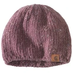 'Carhartt' Women's Knit Beanie - Amethyst Smoke Space Dye