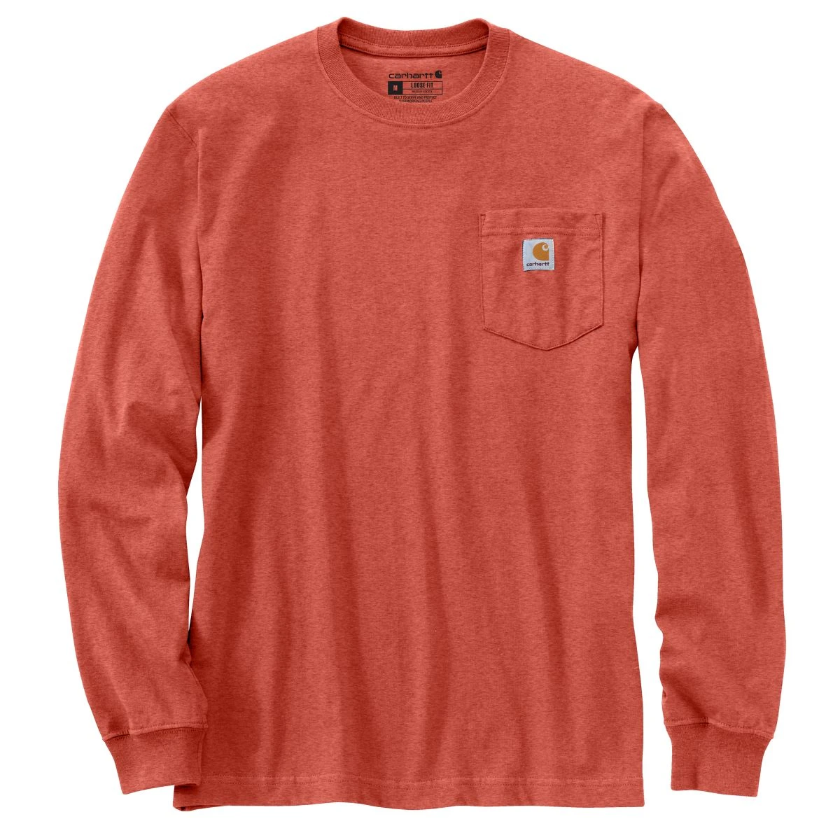 'Carhartt' Women's Heavyweight "Women At Work" Pocket T-Shirt - Earthen Clay Heather 3 'Carhartt' Women's Heavyweight "Women At Work" Pocket T-Shirt - Earthen Clay Heather - Image 3