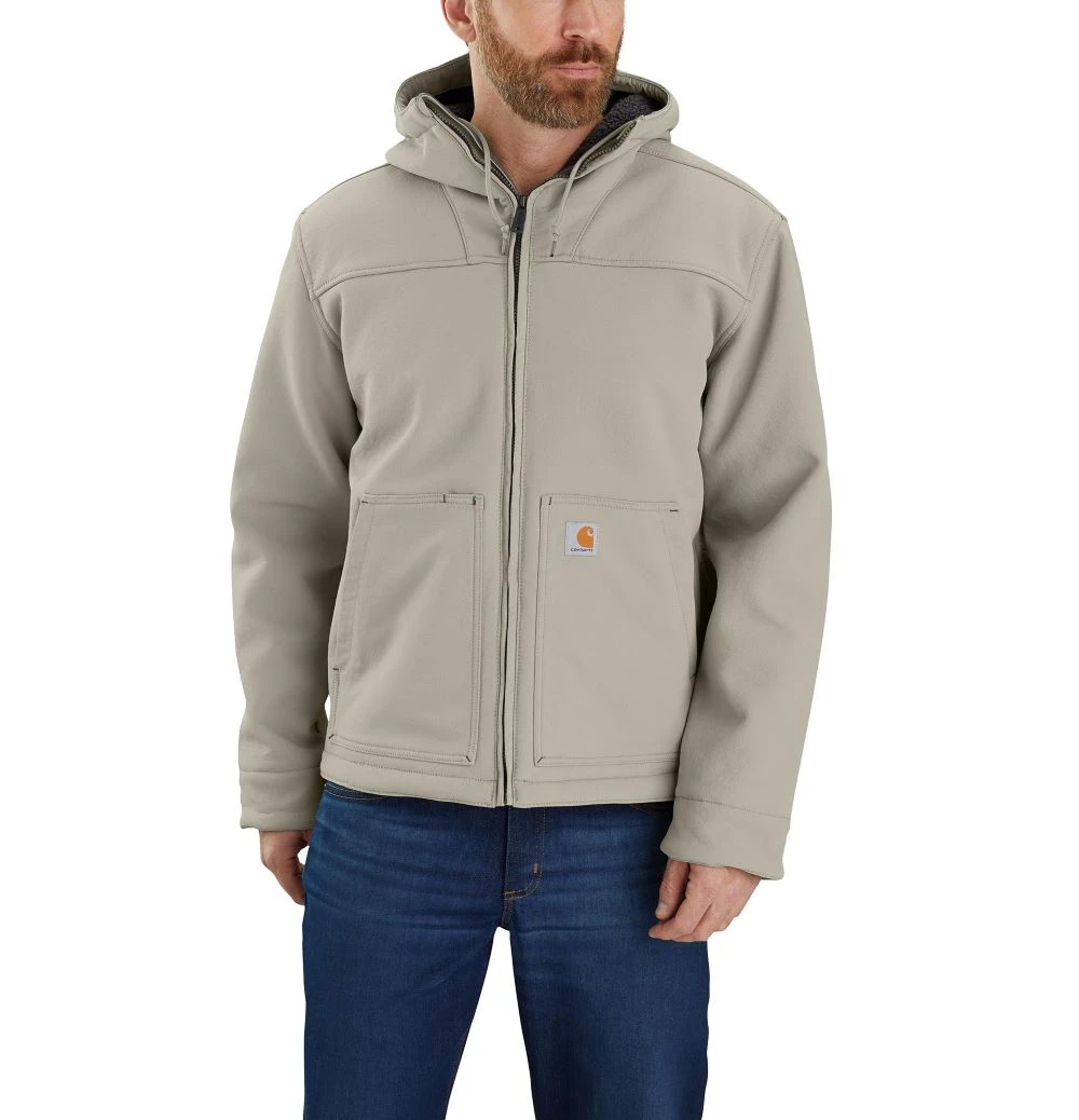 'Carhartt' Men's Super Dux™ Sherpa Lined Active Jac-Level 2 Warmer Rating - Greige 1 'Carhartt' Men's Super Dux™ Sherpa Lined Active Jac-Level 2 Warmer Rating - Greige