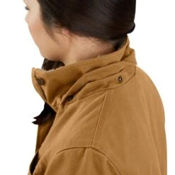 'Carhartt' Women's Washed Duck Coat - Carhartt Brown -Carhartt Outlet Store 105512 BRN FI01 WF22 b 1024x1024@2x