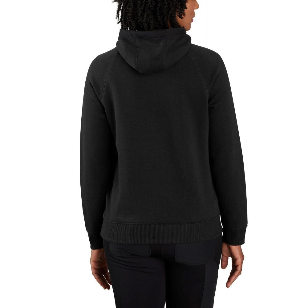 'Carhartt' Women's Force® Lightweight Graphic Hoodie - Black 2 'Carhartt' Women's Force® Lightweight Graphic Hoodie - Black - Image 2