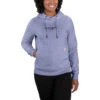 'Carhartt' Women's Force® Lightweight Graphic Hoodie - Soft Lavender Heather