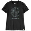 'Carhartt' Women's Lightweight Floral Graphic T-Shirt - Black