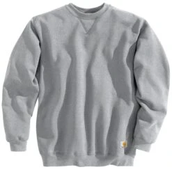 'Carhartt' Men's Midweight Crewneck Sweatshirt - Heather Grey