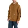 'Carhartt' Men's Midweight Logo Hoodie - Carhartt Brown