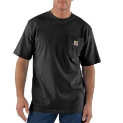 'Carhartt' Men's Loose Fit Heavyweight Pocket T-Shirt - Black