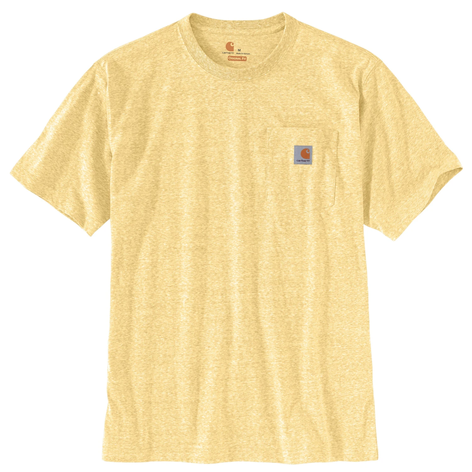 'Carhartt' Men's Loose Fit Heavyweight Pocket T-Shirt - Golden Haze Snow Heather 1 'Carhartt' Men's Loose Fit Heavyweight Pocket T-Shirt - Golden Haze Snow Heather