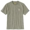 'Carhartt' Men's Loose Fit Heavyweight Pocket T-Shirt - Winter Moss Heather