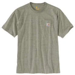 'Carhartt' Men's Loose Fit Heavyweight Pocket T-Shirt - Winter Moss Heather