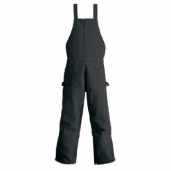 'Carhartt' Men's Zip To Waist Quilt Lined Biberall - Black -Carhartt Outlet Store R38 BLK Back S19 1024x1024@2x